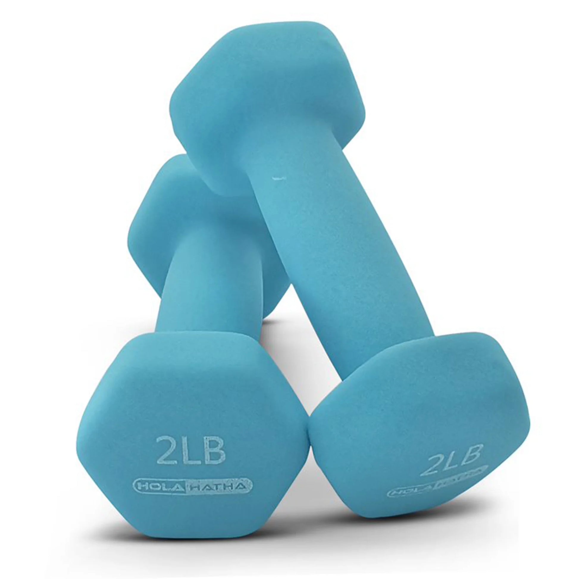 Elevate Your Workout with the HolaHatha Neoprene Dumbbell Weight Set - 2 to 10 Lbs with Rack!