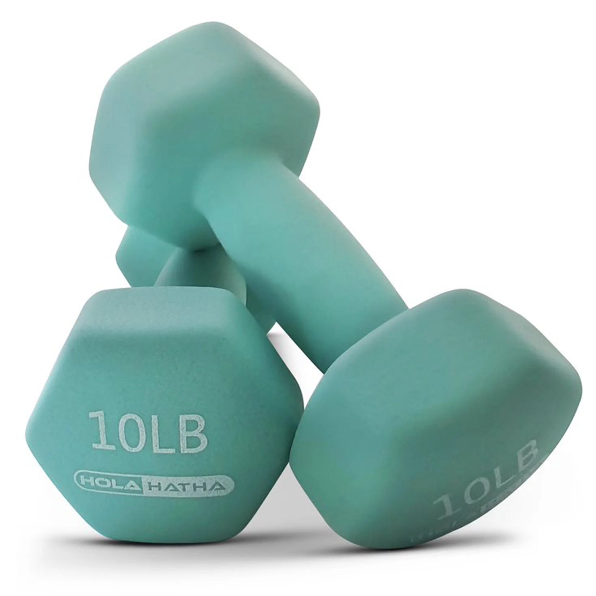Elevate Your Workout with the HolaHatha Neoprene Dumbbell Weight Set - 2 to 10 Lbs with Rack!