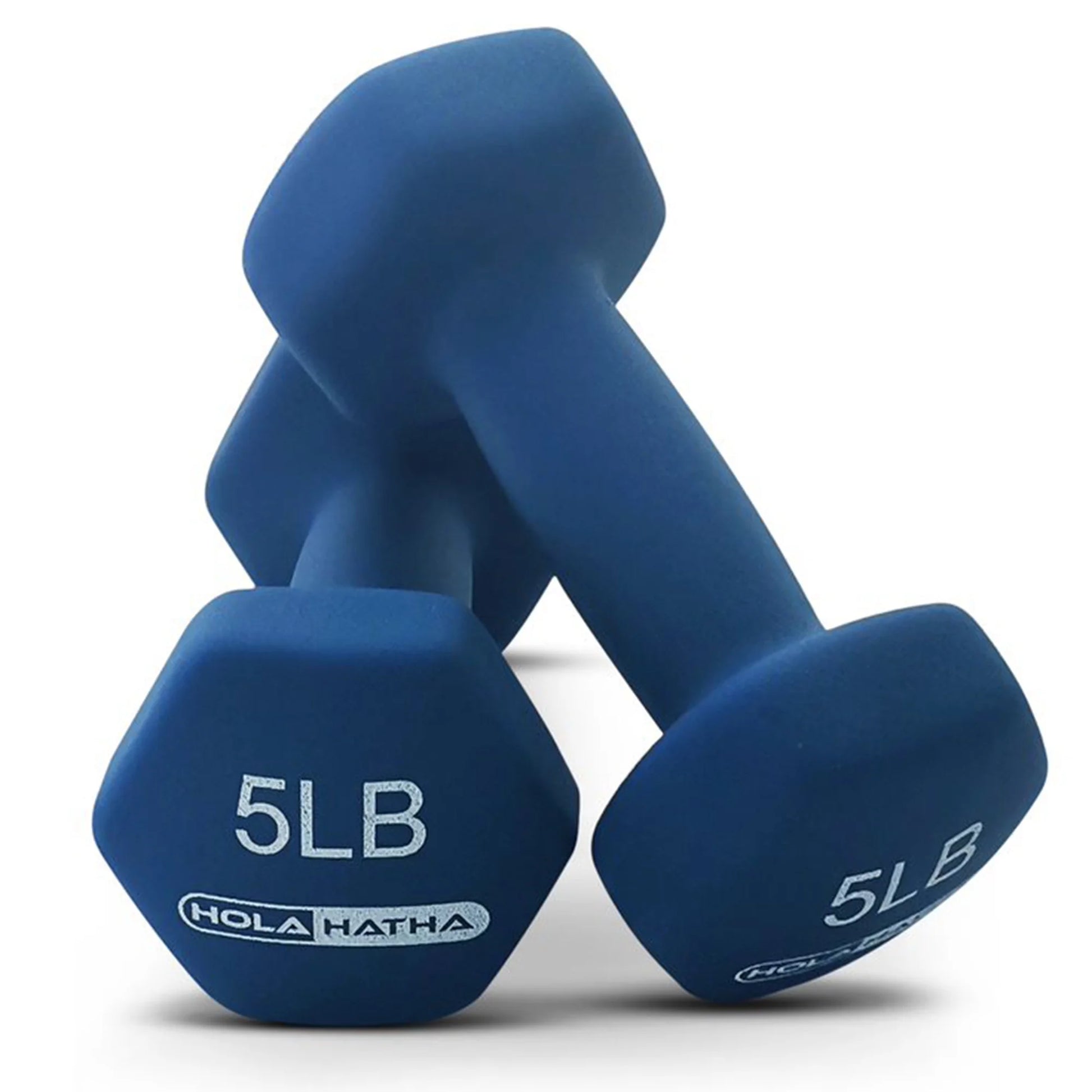 Elevate Your Workout with the HolaHatha Neoprene Dumbbell Weight Set - 2 to 10 Lbs with Rack!