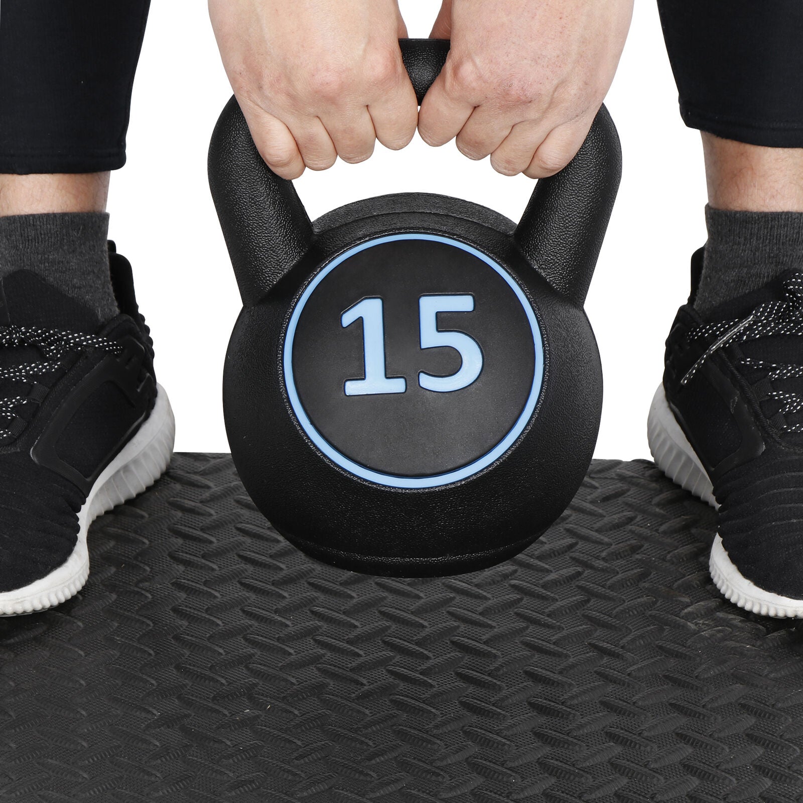 Transform Your Home Gym with Our Versatile 3-Piece Kettlebell Set – 5Lb, 10Lb, 15Lb with Convenient Storage Rack